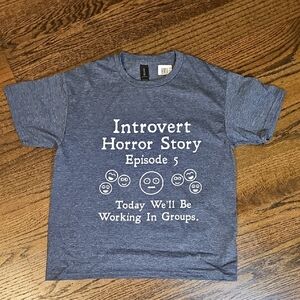 Gildan Blue Kids Short Sleeve Tee